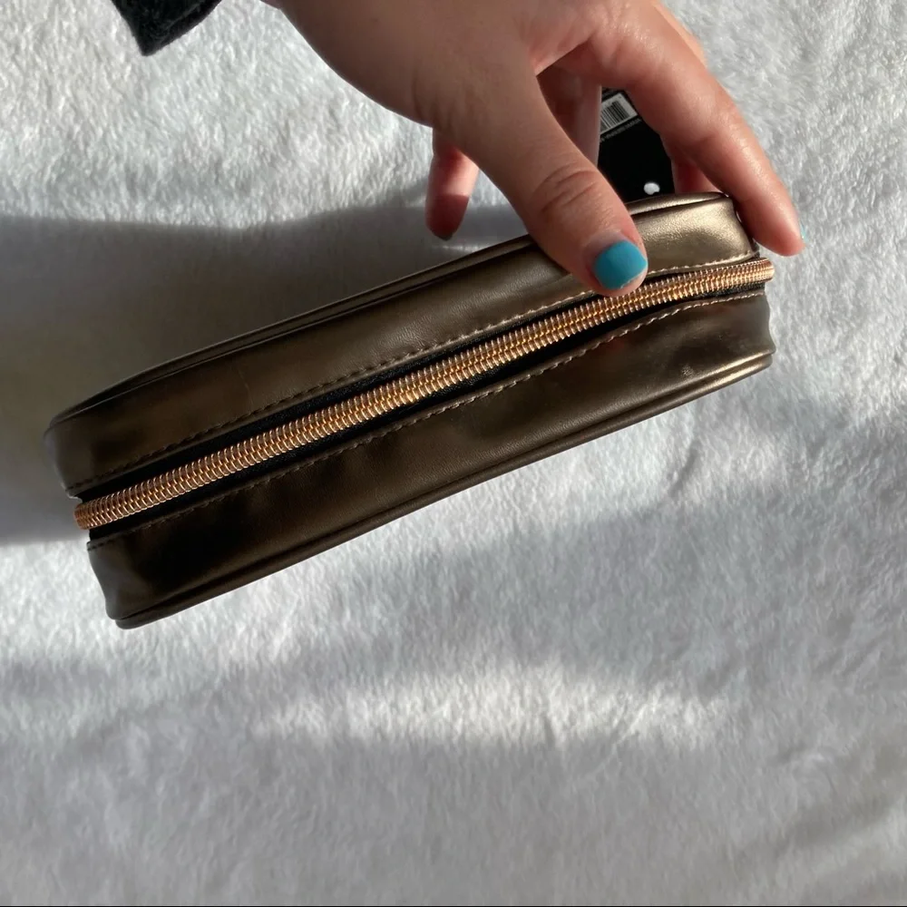 Sienna Mae makeup bag in brown